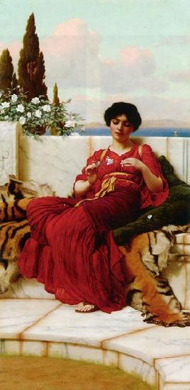 John William Godward Mischief oil painting image